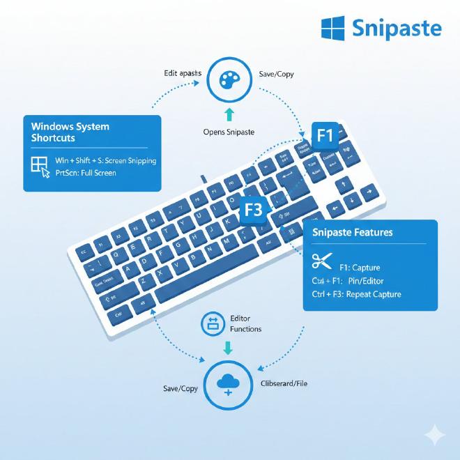 Snipaste与Windows快捷键协作概览