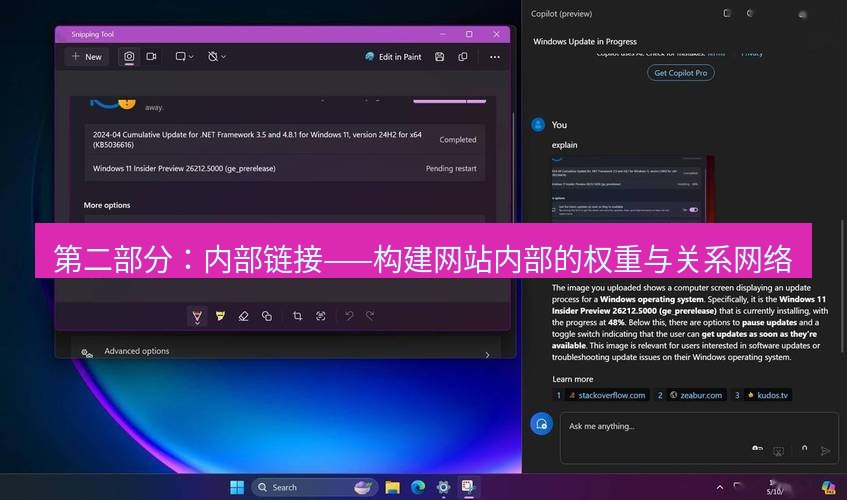 截图工具 第二部分：内部链接——构建网站内部的权重与关系网络