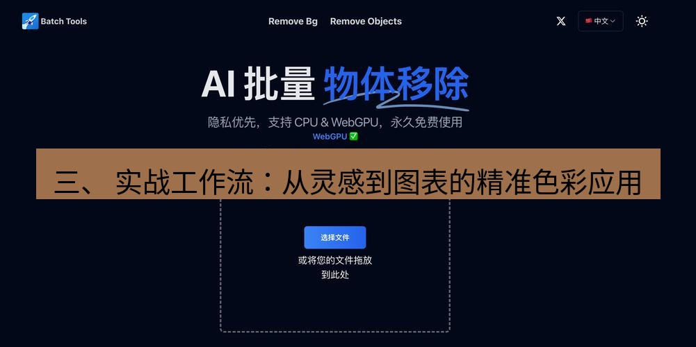 截图工具 三、 实战工作流：从灵感到图表的精准色彩应用