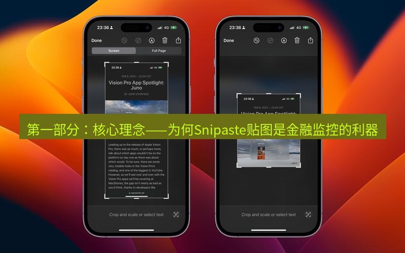 截图工具 第一部分：核心理念——为何Snipaste贴图是金融监控的利器