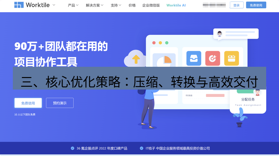 截图工具 三、核心优化策略：压缩、转换与高效交付