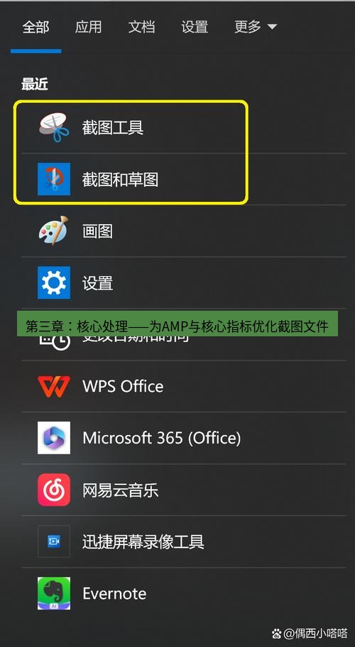 截图工具 第三章：核心处理——为AMP与核心指标优化截图文件