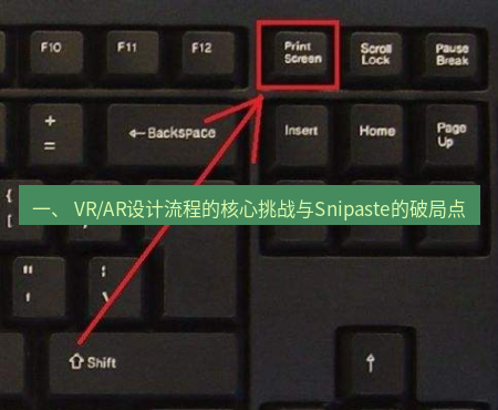 截图工具 一、 VR/AR设计流程的核心挑战与Snipaste的破局点