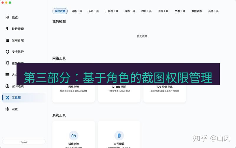截图工具 第三部分：基于角色的截图权限管理