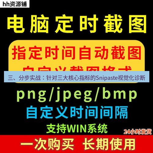 截图工具 三、分步实战：针对三大核心指标的Snipaste视觉化诊断