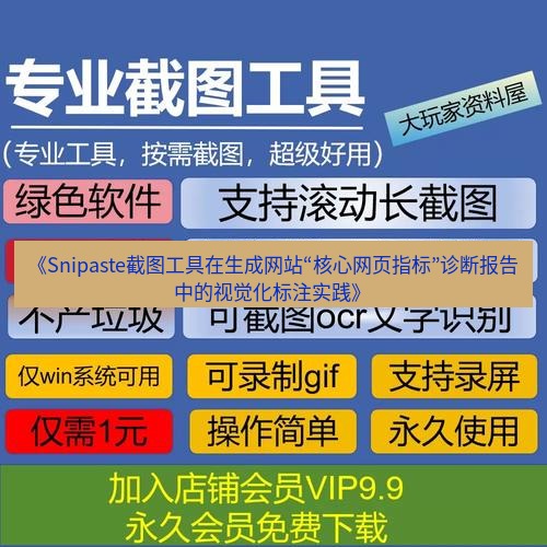 截图工具 《Snipaste截图工具在生成网站“核心网页指标”诊断报告中的视觉化标注实践》