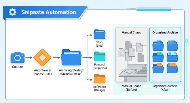 自动化保存与归档工作流