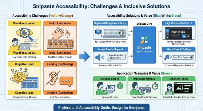 无障碍设计挑战与Snipaste解决方案
