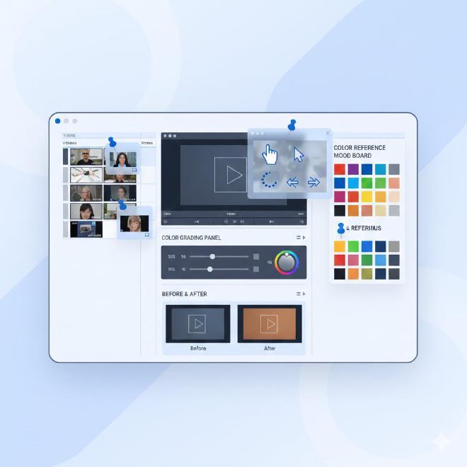 多机位剪辑与色彩匹配应用