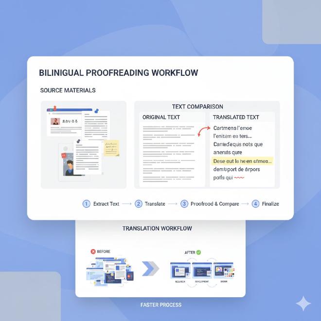 文档校对与多源资料对比