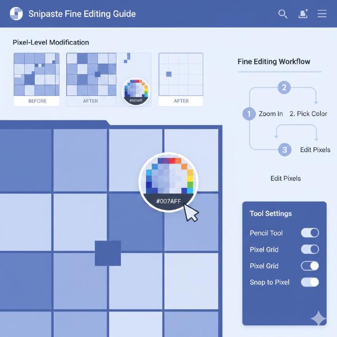 高级编辑技巧与像素级修改