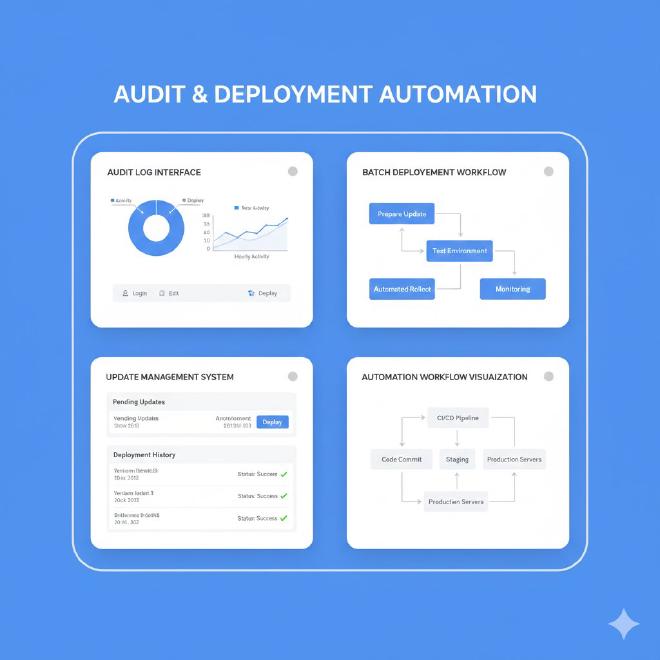 日志审计与批量部署系统