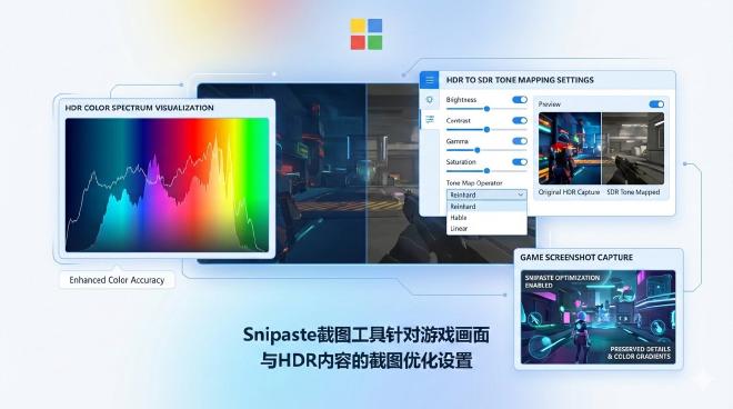 Snipaste截图工具游戏HDR截图优化
