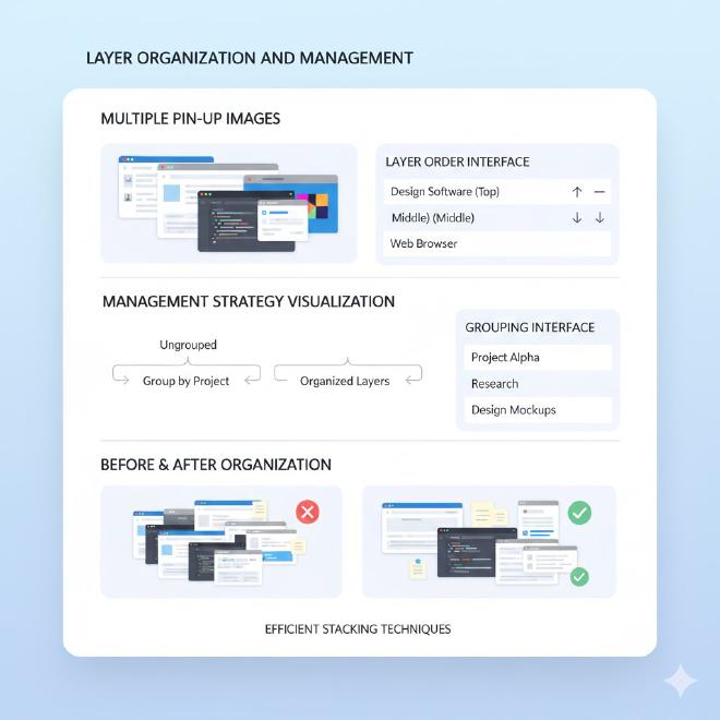多层贴图层叠管理与组织