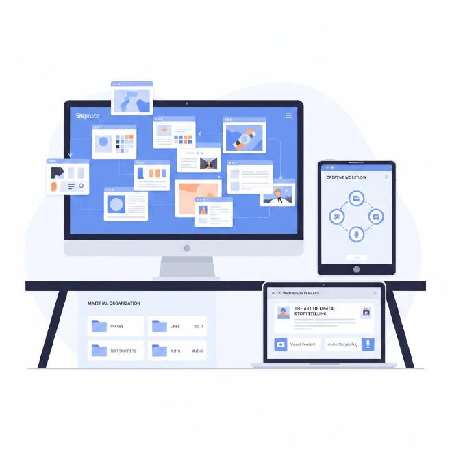 内容创作工作流与素材管理