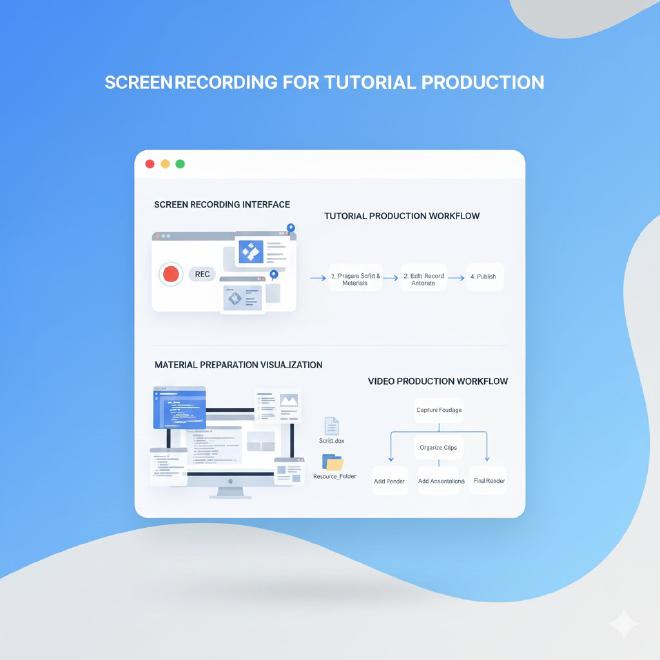 视频教程制作工作流