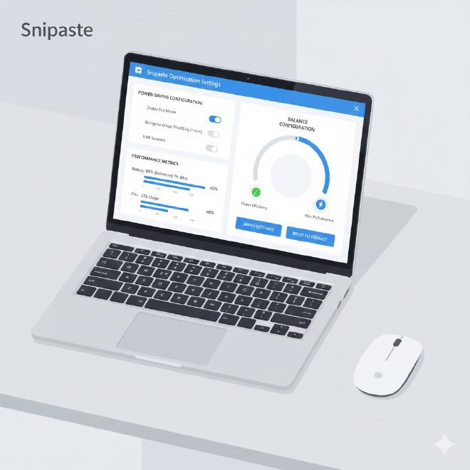 轻薄本优化配置界面