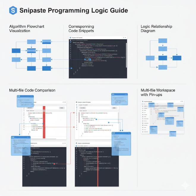 代码逻辑可视化与多文件对比