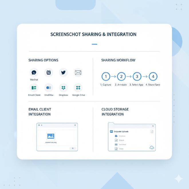 分享功能界面与快速分享流程