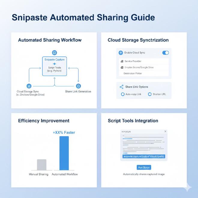 自动化分享与云存储集成