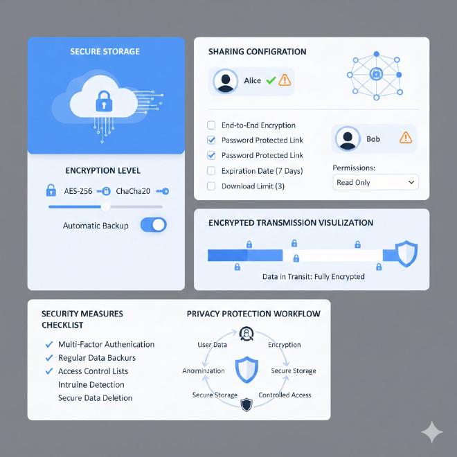 安全存储与分享配置