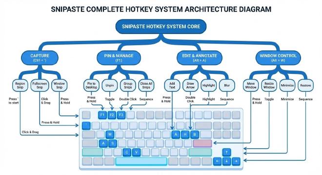 快捷键体系完整架构图